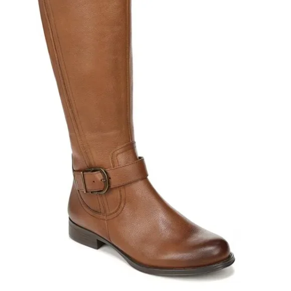Naturalizer Leather Jaya Wide Calf Riding Boot NWT Sz 6 - Picture 3 of 13